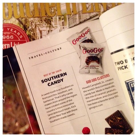 Goo Goo in Southern Living’s Best of the South: Southern Candy